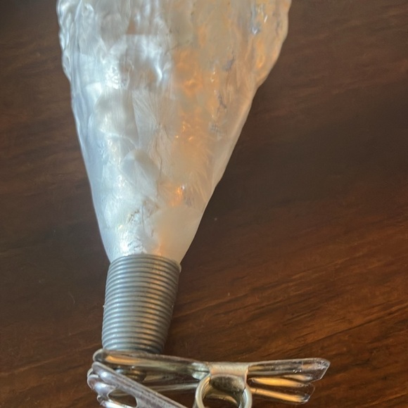 Vintage: Snowy White Owl-Clip On Glass-Ornament - Picture 15 of 16